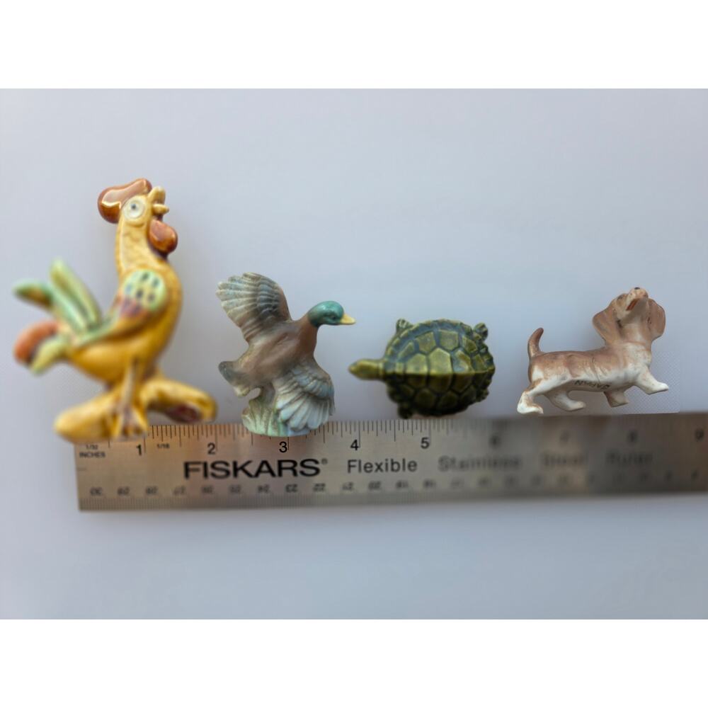 Mini Figurines Ceramic Japan Mixed Lot of 4